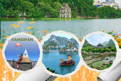 MIỀN BẮC: HÀ NỘI - SAPA - FANSIPAN - TRÀNG AN - HẠ LONG - YÊN TỬ (Bao gồm VMB khứ hồi)